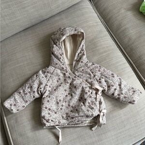 Lovely Littles Isla Floral Hooded Wrap Baby Jacket Newborn 0m New With Tags 3m